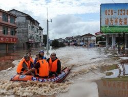 Banjir Besar Akibat Badai Hujan di China Selatan, Ribuan Orang Mengungsi
